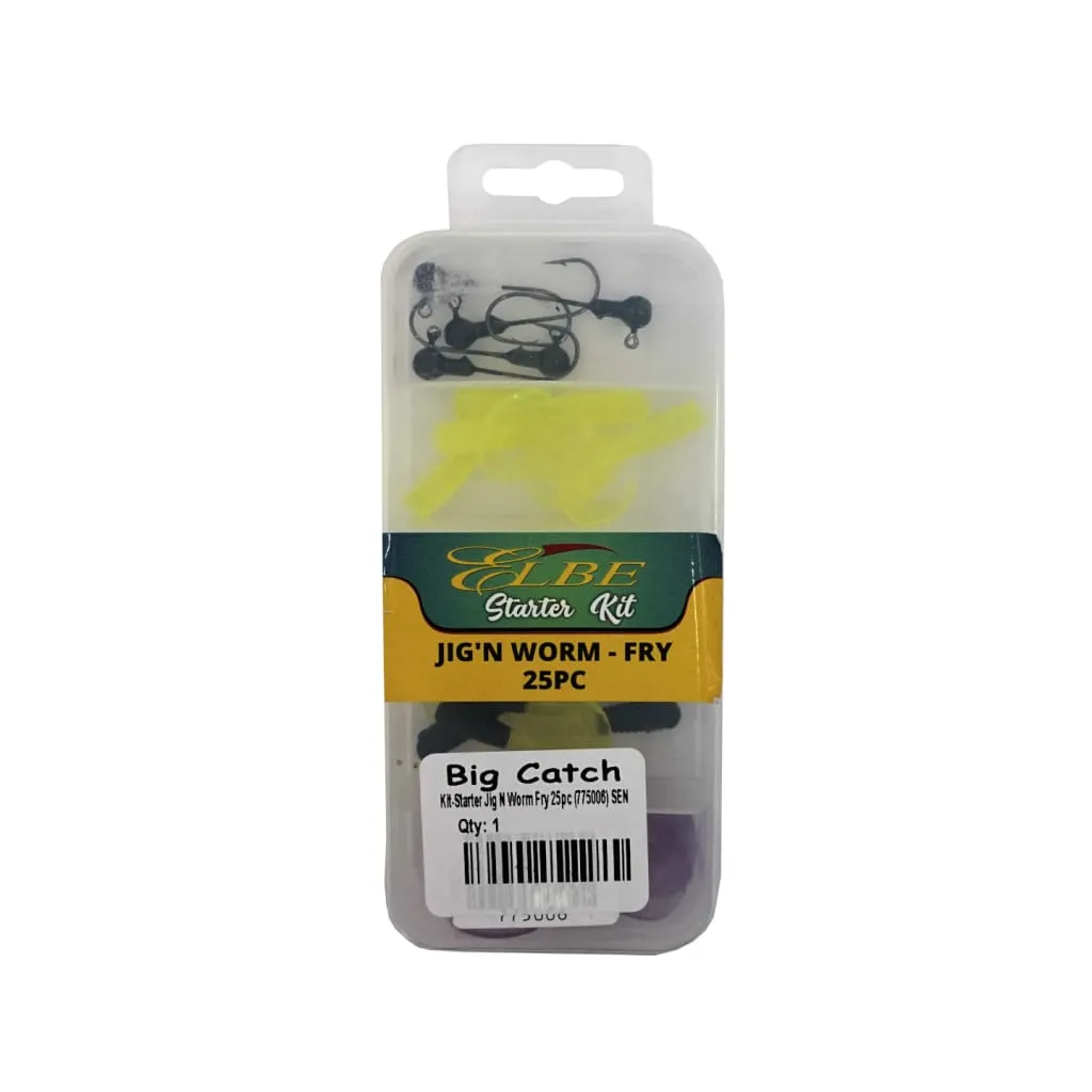 Elbe Starter Kit Jig n Worm - Fry