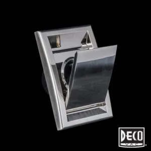 Elegant Stainless Steel Square Central Vacuum Wall Inlet