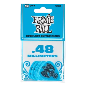 Ernie Ball Everlast picks .48mm (12 Pack)