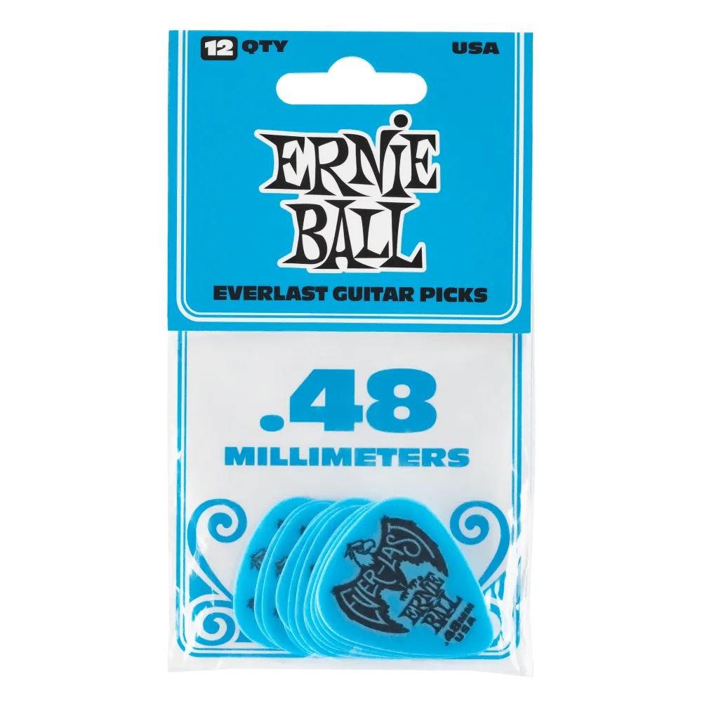 Ernie Ball Everlast picks .48mm (12 Pack)