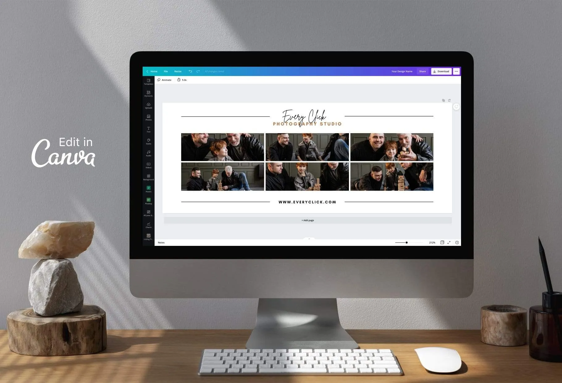 Every Facebook Cover for Photographers Editable Canva Template