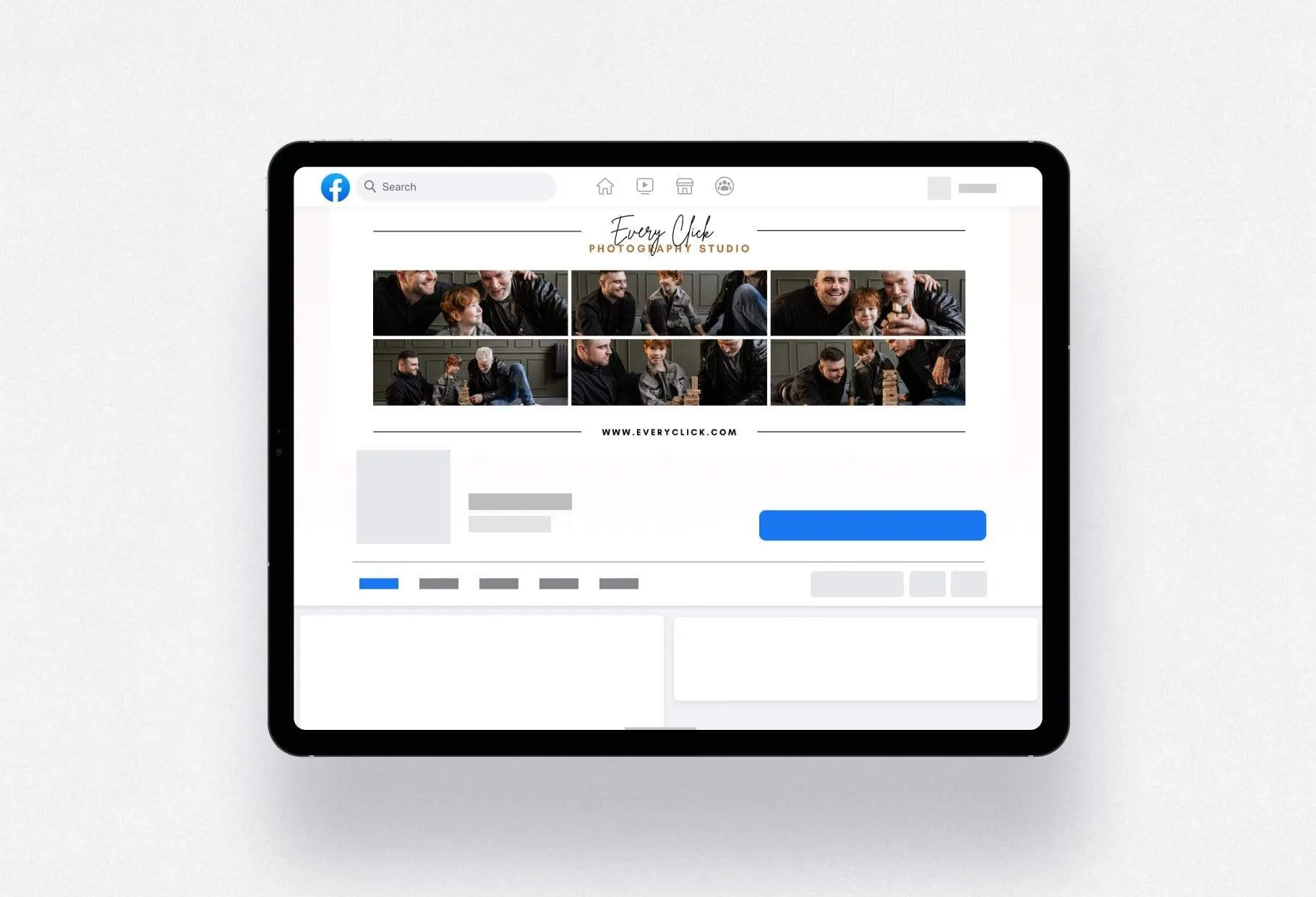Every Facebook Cover for Photographers Editable Canva Template