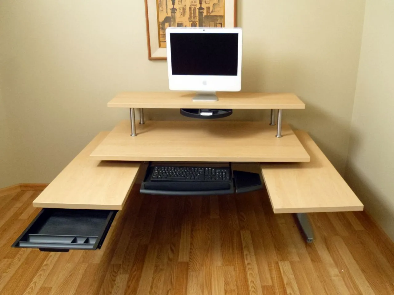 Executive Desk ideal for Quadriplegics in a Power Wheelchair - FREE USA SHIPPING