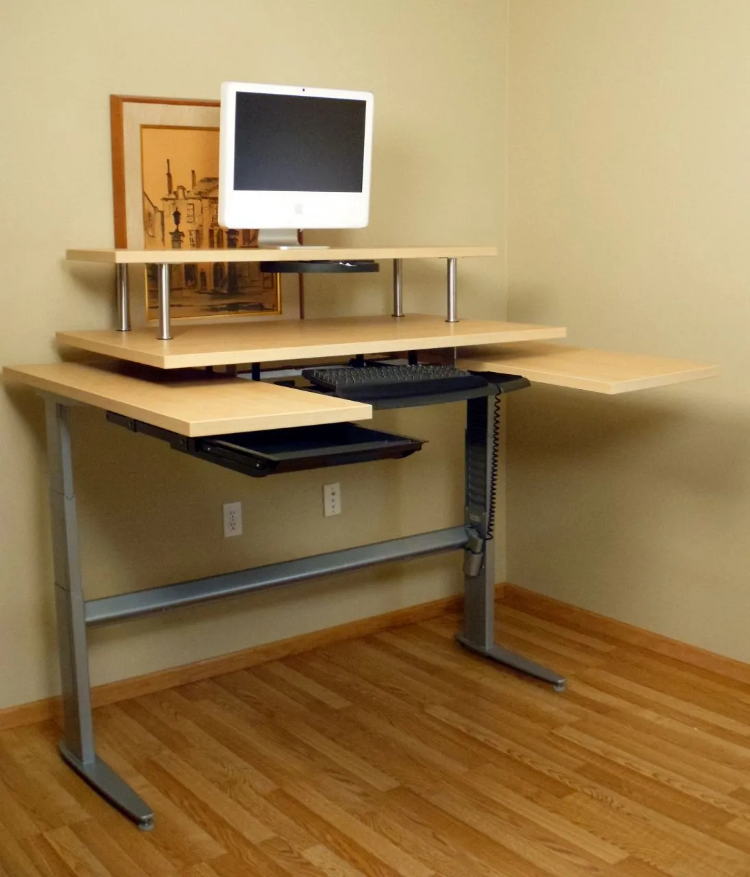 Executive Desk ideal for Quadriplegics in a Power Wheelchair - FREE USA SHIPPING