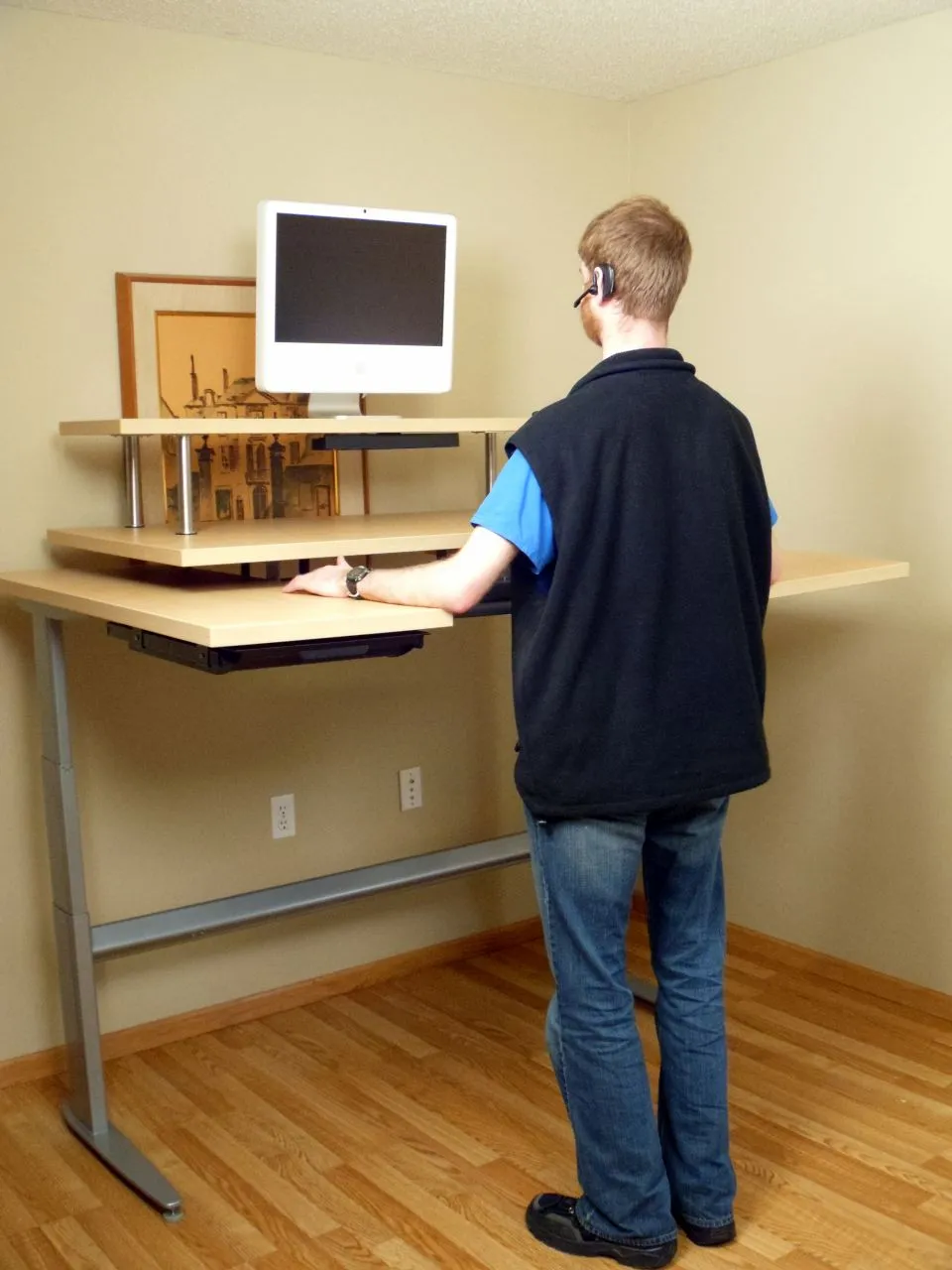 Executive Desk ideal for Quadriplegics in a Power Wheelchair - FREE USA SHIPPING