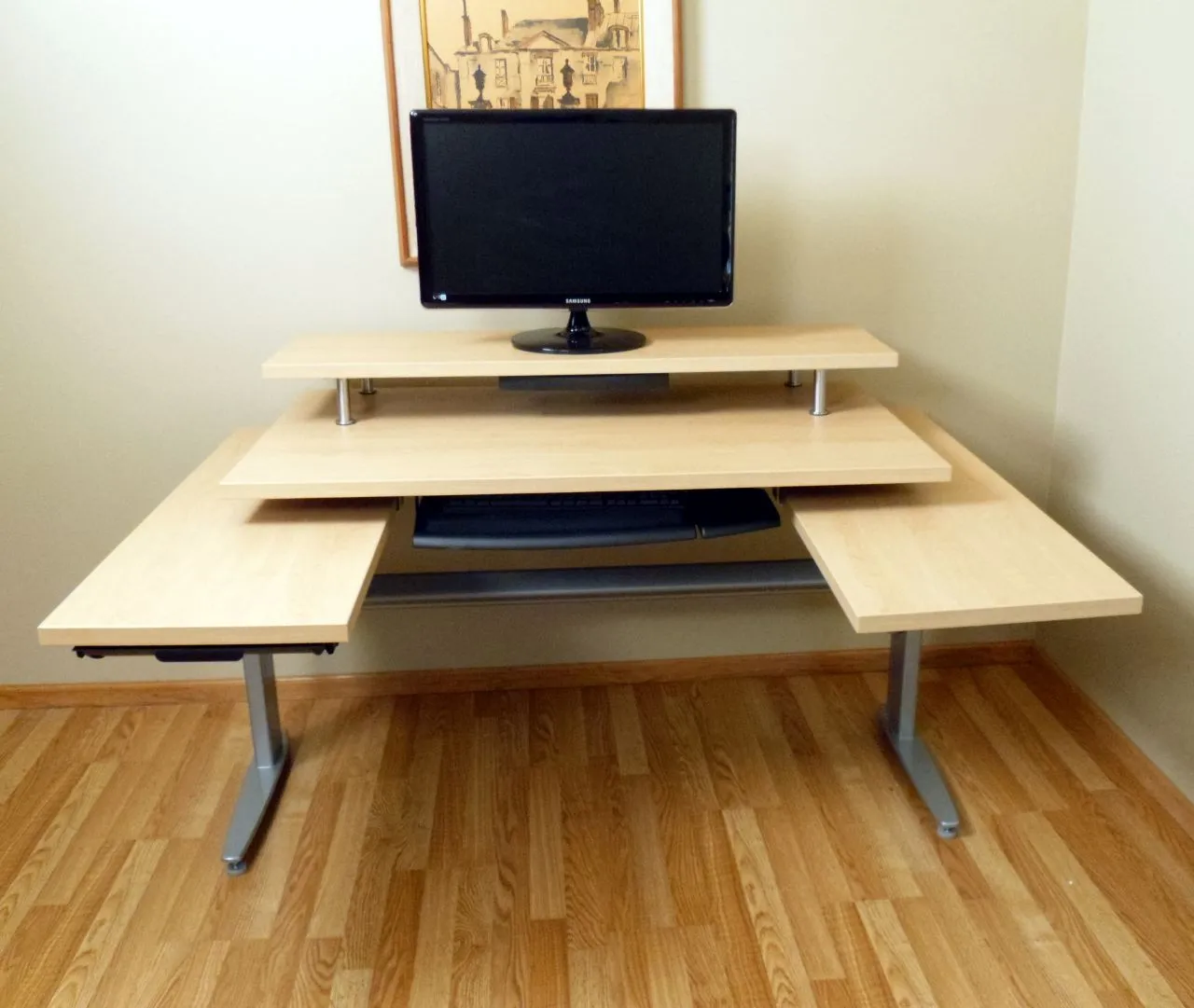 Executive Desk ideal for Quadriplegics in a Power Wheelchair - FREE USA SHIPPING
