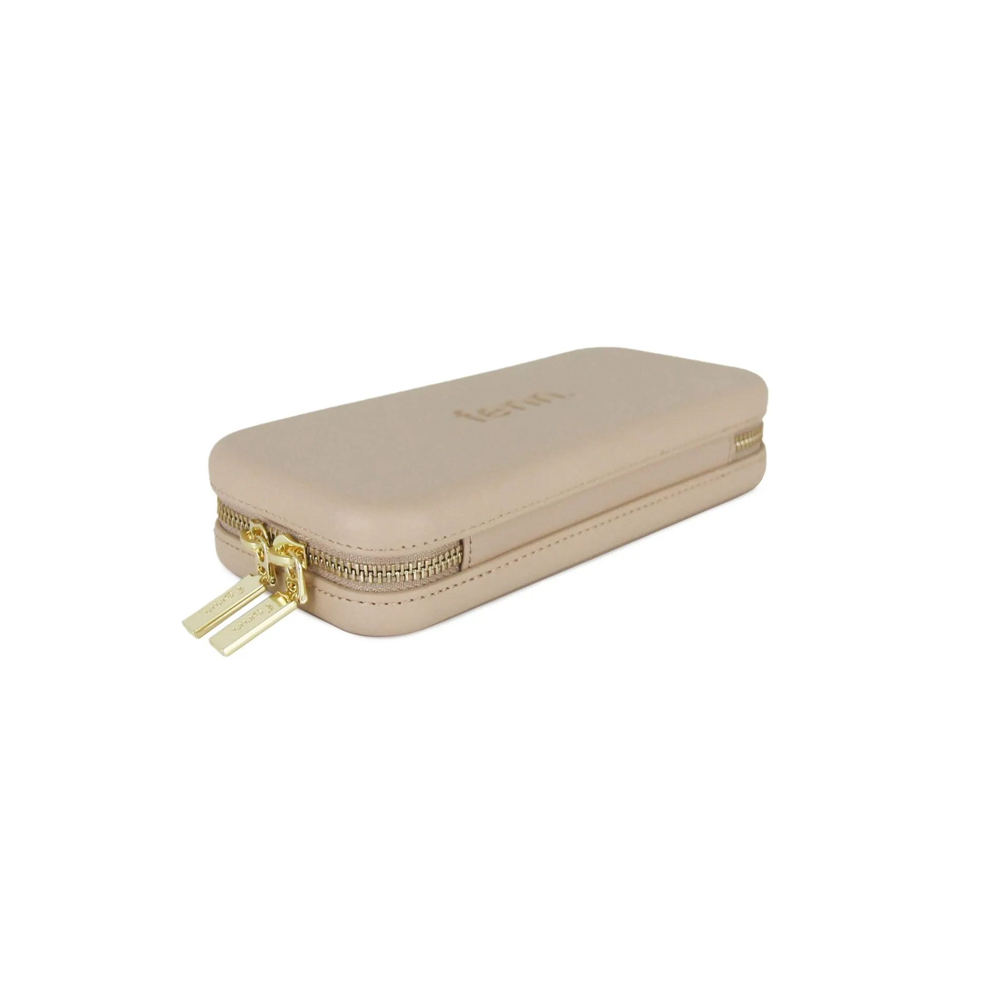 Fenn Wallets Sand – Gold Zip