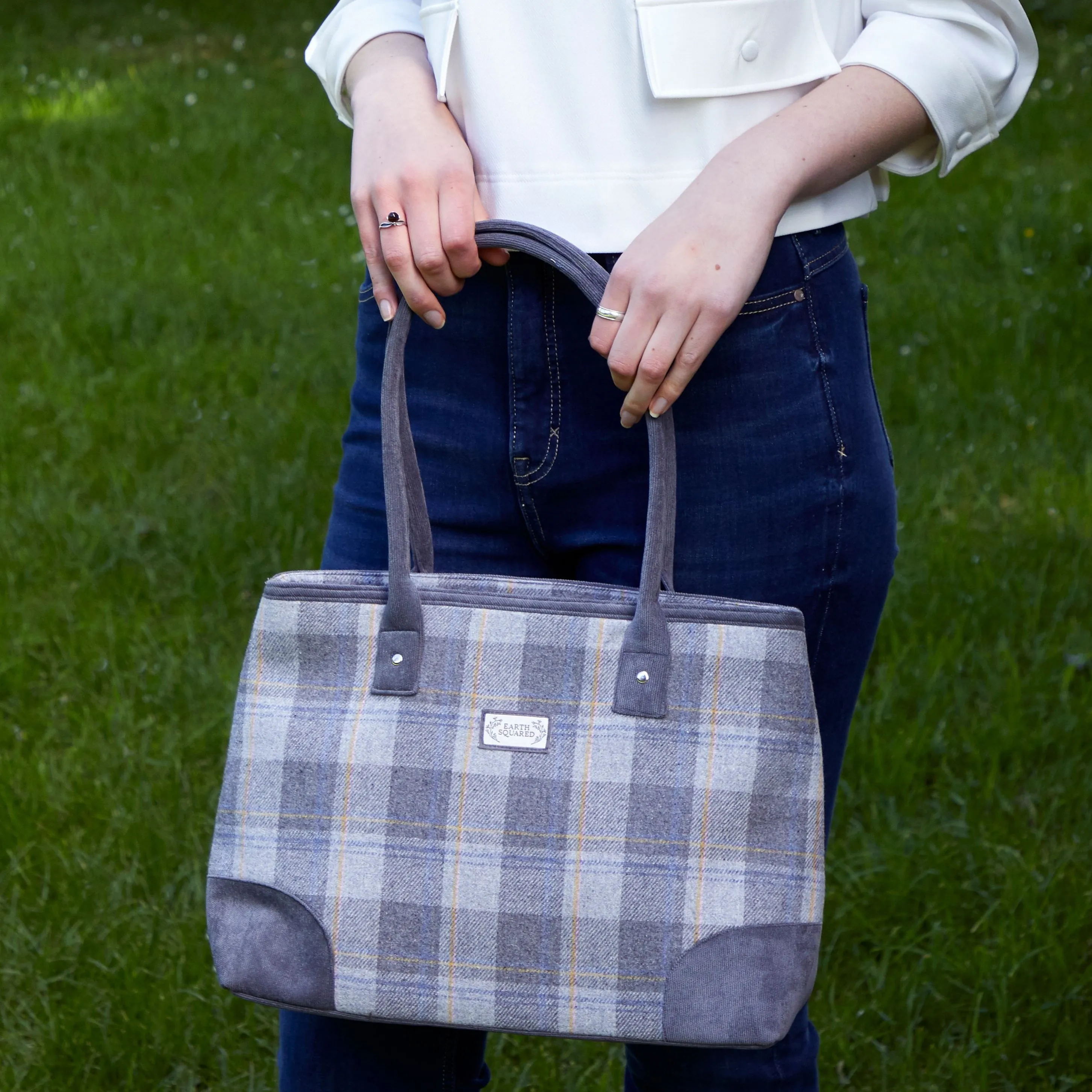 Fidra Tweed Tote Handbag by Earth Squared