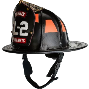FLAT BLACK INSTOCK Phenix TL-2 Traditional Leather Helmet