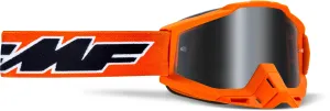FMF by 100% PowerBomb Youth Goggle Rocket Orange Mirror Silver Lens