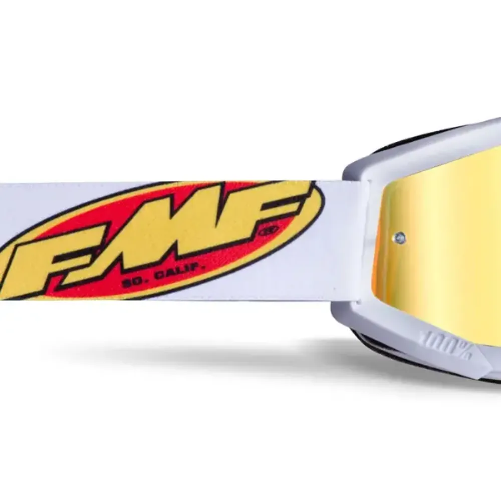 FMF PowerCore White Mirror Goggle
