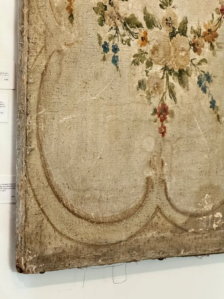 French 18th Century Chateau Screen, 8 Panels