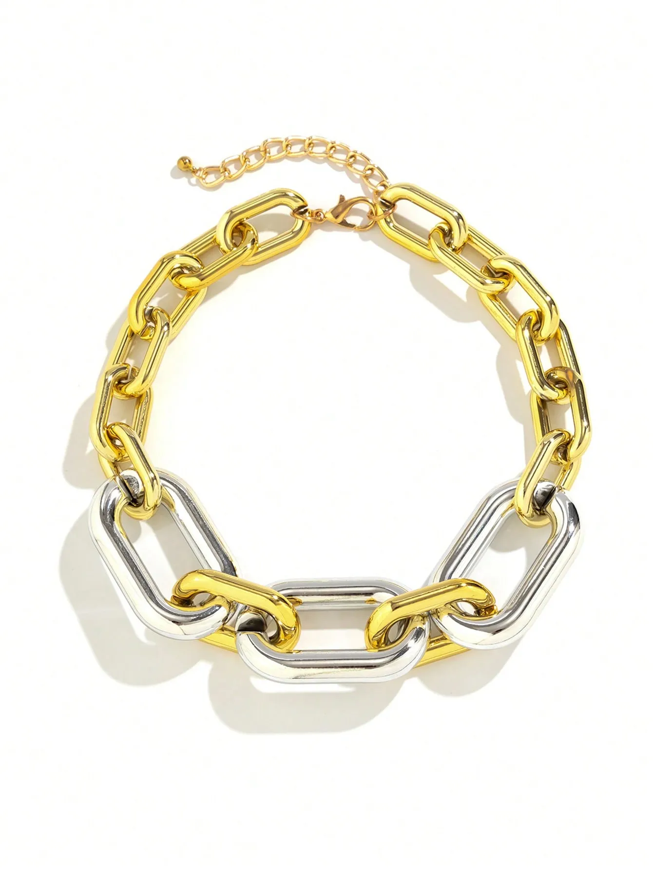 Geometric Clasp Minimalist Necklace