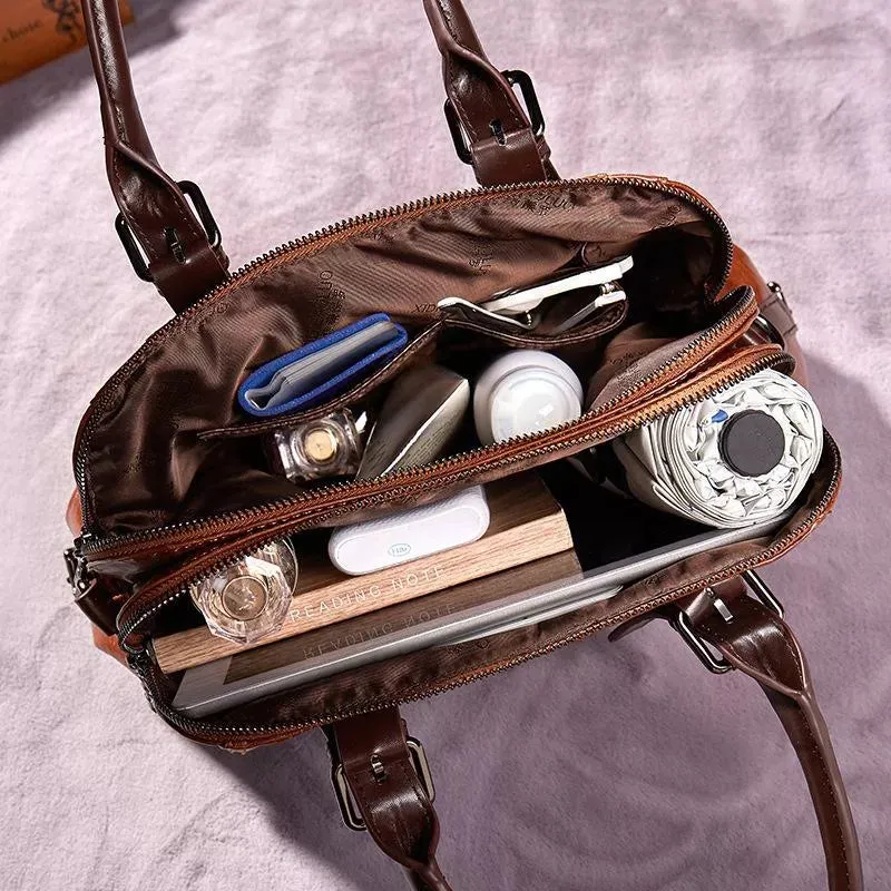 GIORGIA | ELEGANT LEATHER HANDBAG