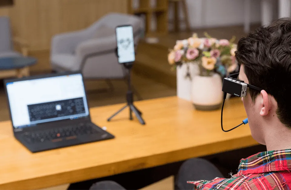 GlassOuse v1.4 Bluetooth Hands-Free Head Motion Mouse