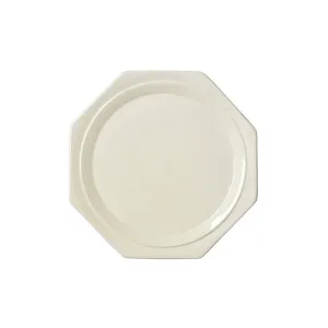 Glazed White Creamware Octagonal Dessert Plate