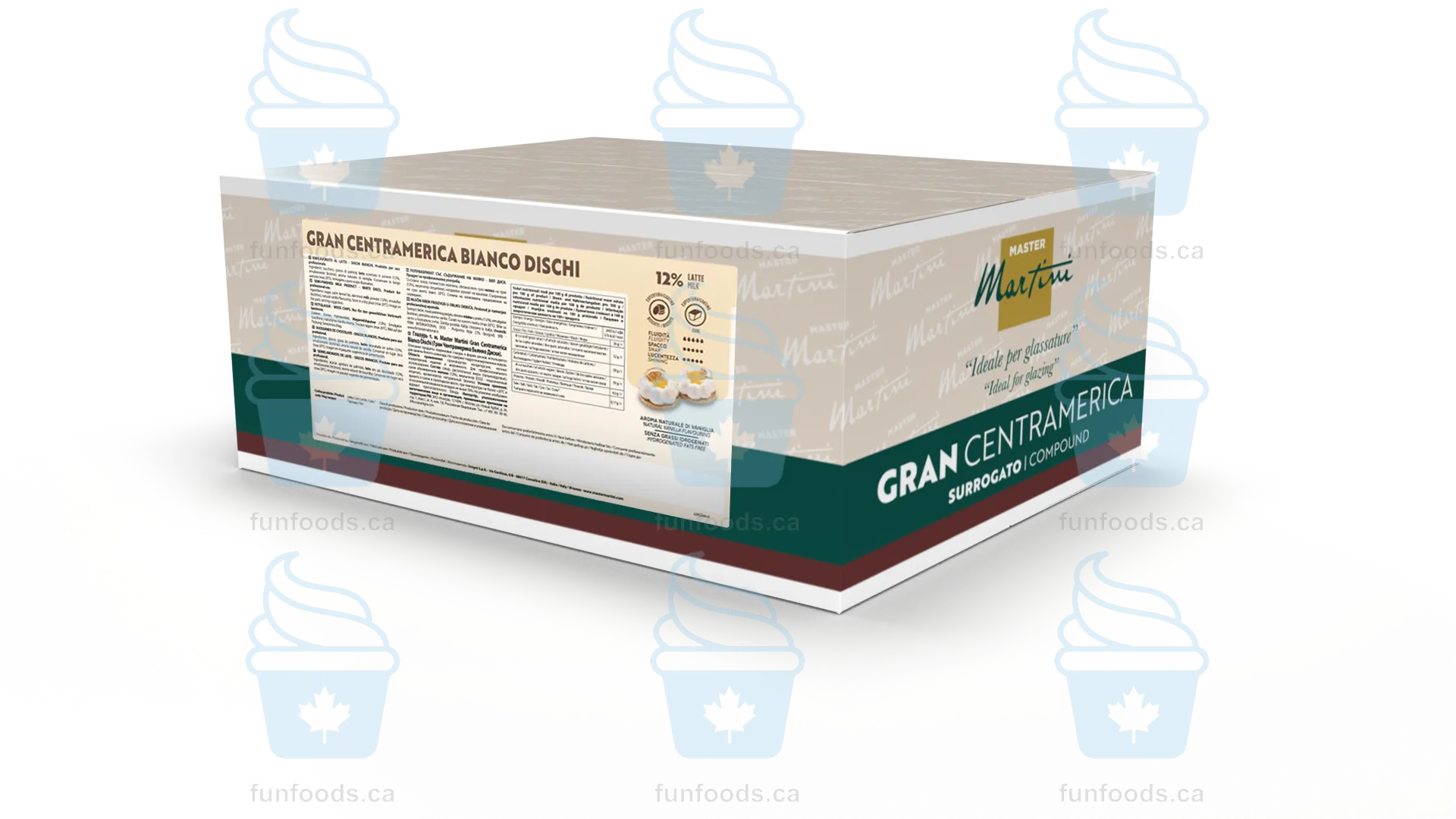 Gran Centramerica Bianco (White) Discs - 10 KG Box - Master Martini Canada