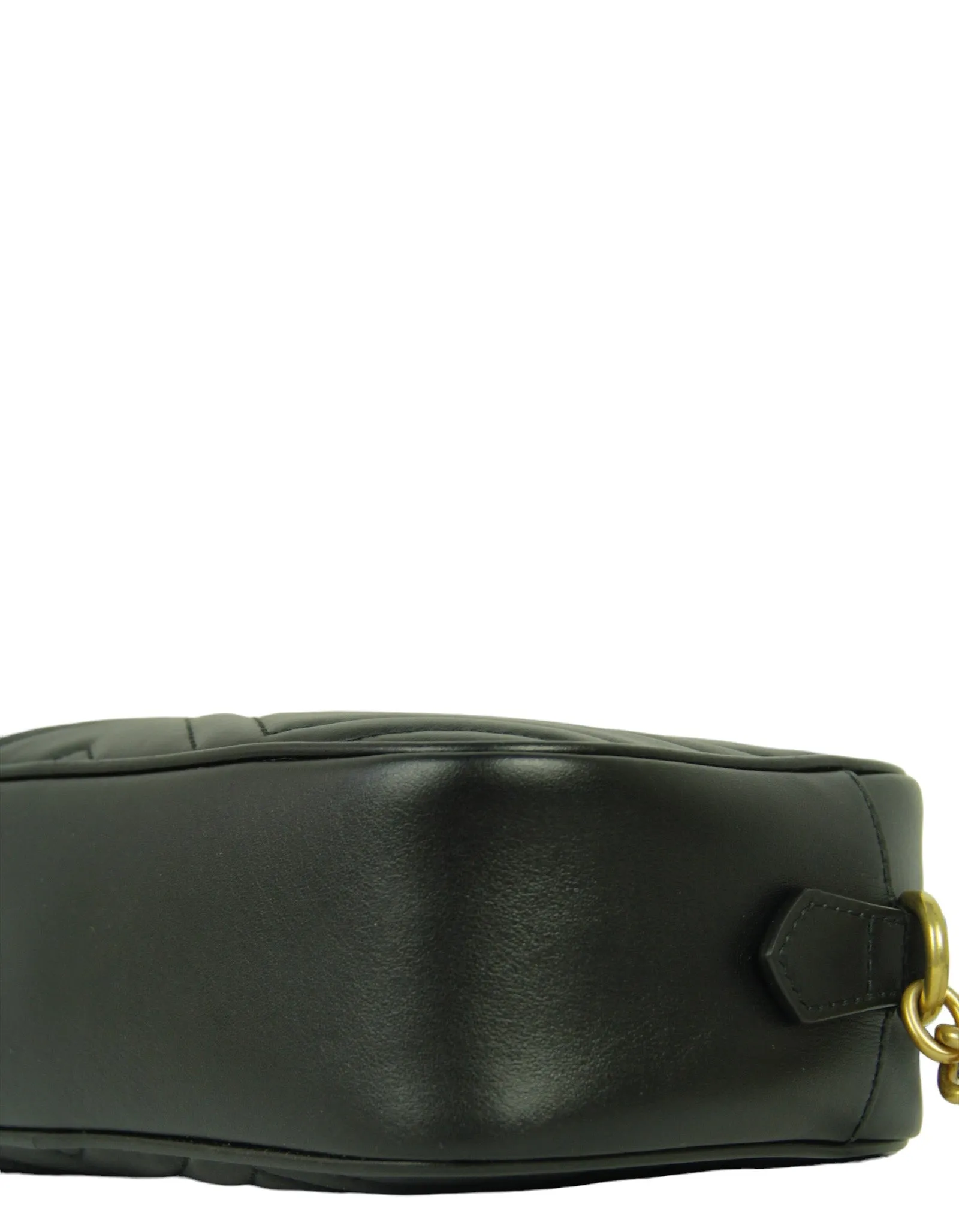 Gucci Black GG Small Marmont Crossbody Bag