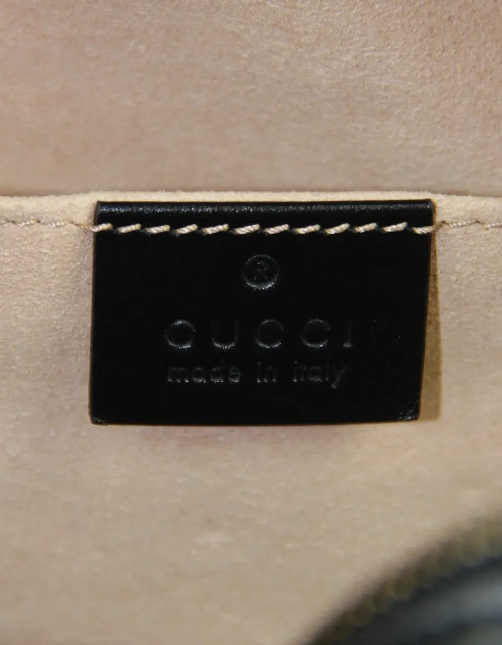 Gucci Black GG Small Marmont Crossbody Bag