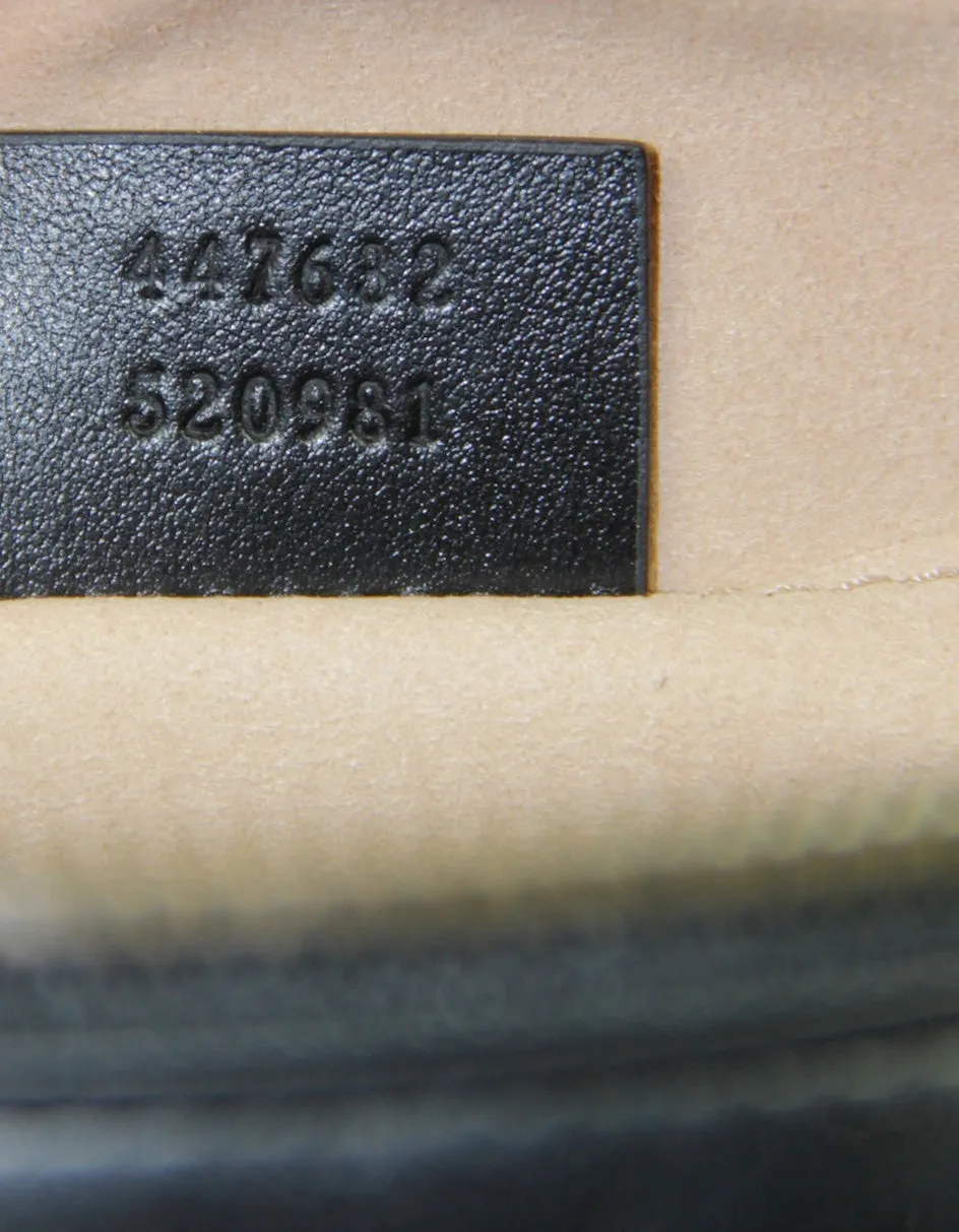 Gucci Black GG Small Marmont Crossbody Bag