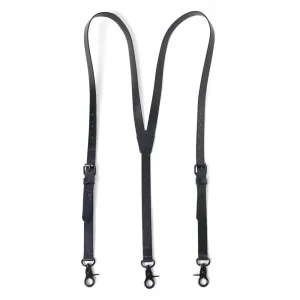Handmade Mens Leather Suspenders, Wedding Suspenders for Groomsman with Hook Clips