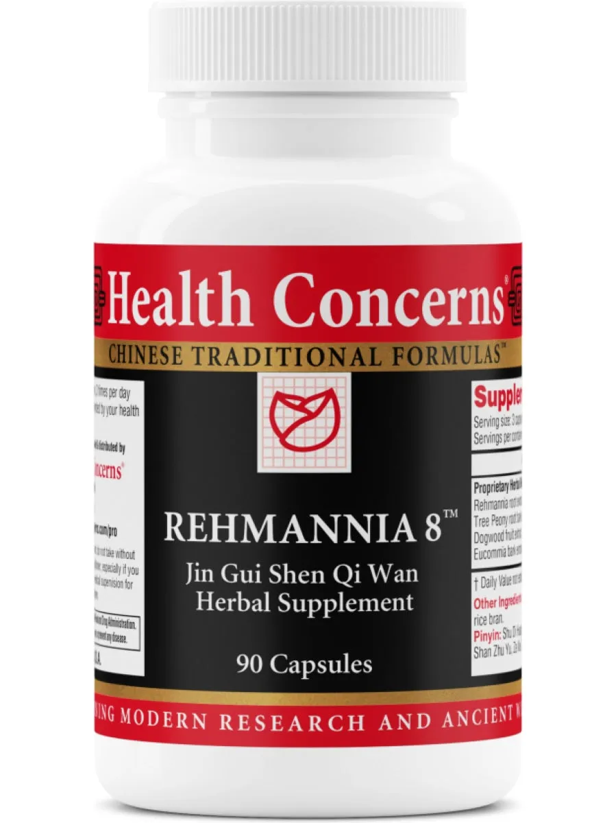 Health Concerns, Rehmannia 8, 90 ct