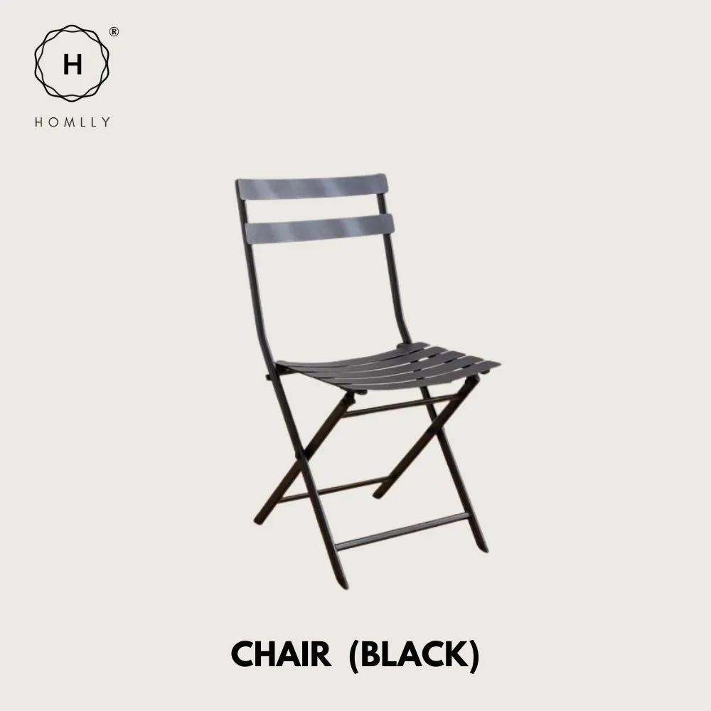 Homlly Ostoo Folding Outdoor Patio Balcony Table and Chairs