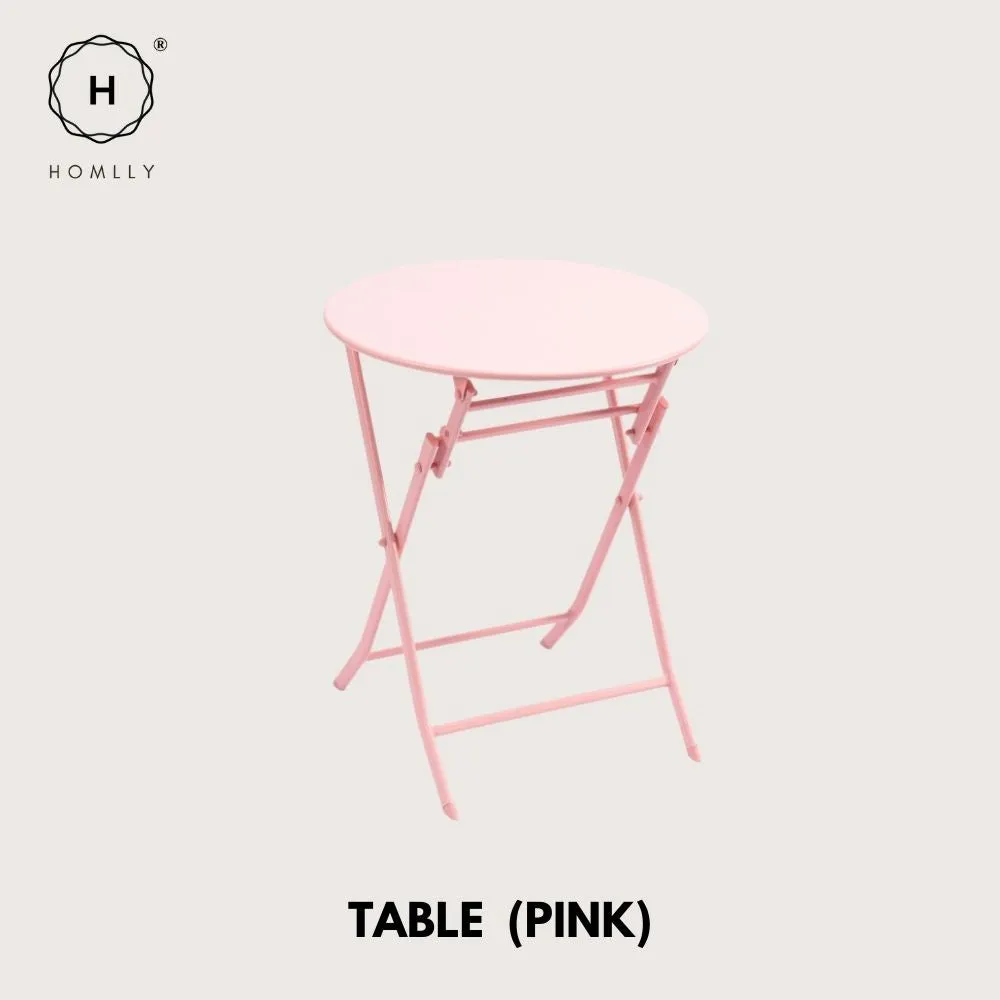 Homlly Ostoo Folding Outdoor Patio Balcony Table and Chairs