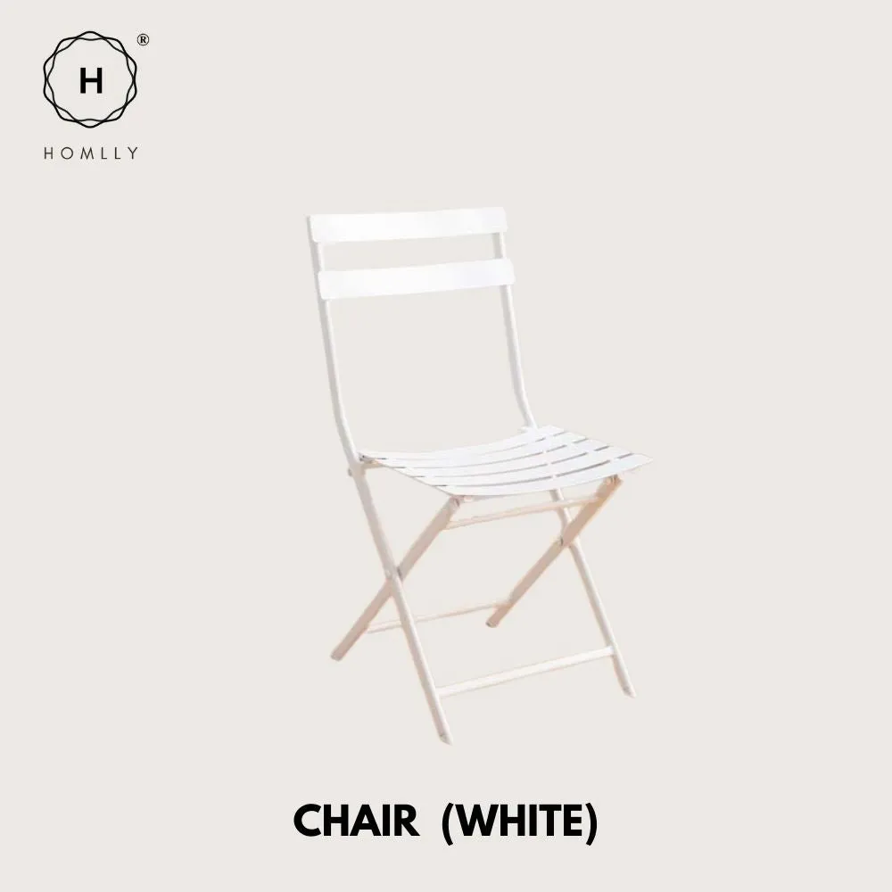 Homlly Ostoo Folding Outdoor Patio Balcony Table and Chairs