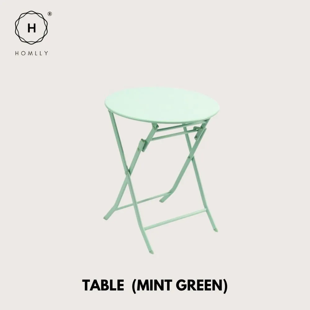 Homlly Ostoo Folding Outdoor Patio Balcony Table and Chairs