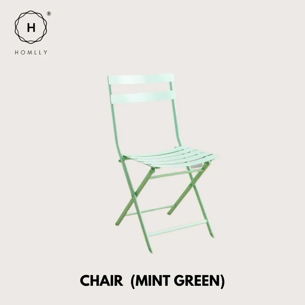 Homlly Ostoo Folding Outdoor Patio Balcony Table and Chairs