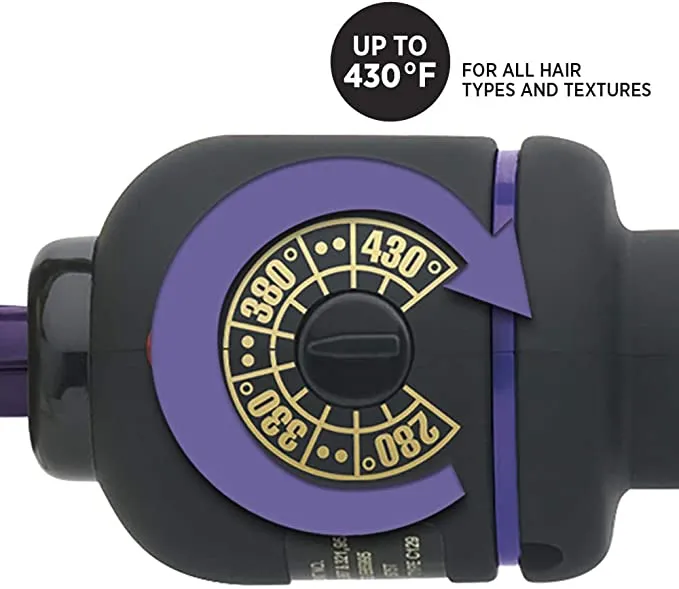 Hot Tools Professional 2102 Ceramic Titanium Professional Curling Iron, 1-1/2"