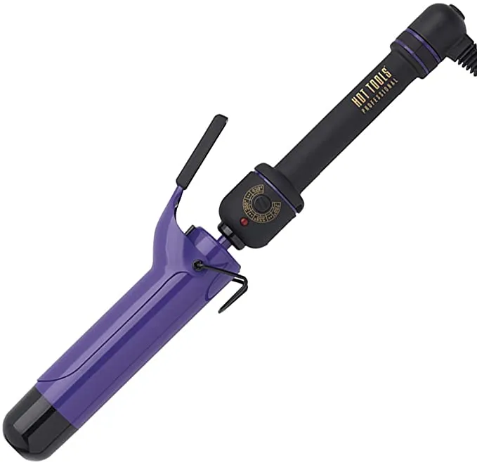 Hot Tools Professional 2102 Ceramic Titanium Professional Curling Iron, 1-1/2"