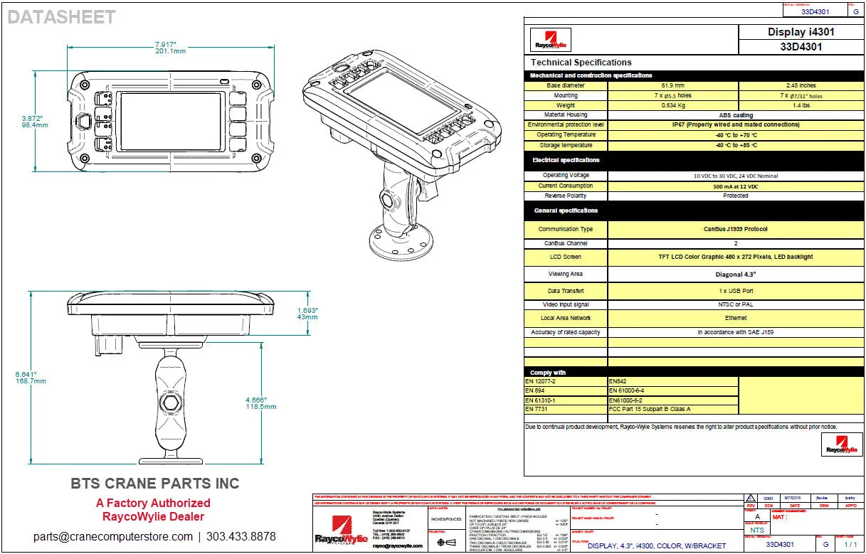 i4300 Display Rayco Wylie Computer