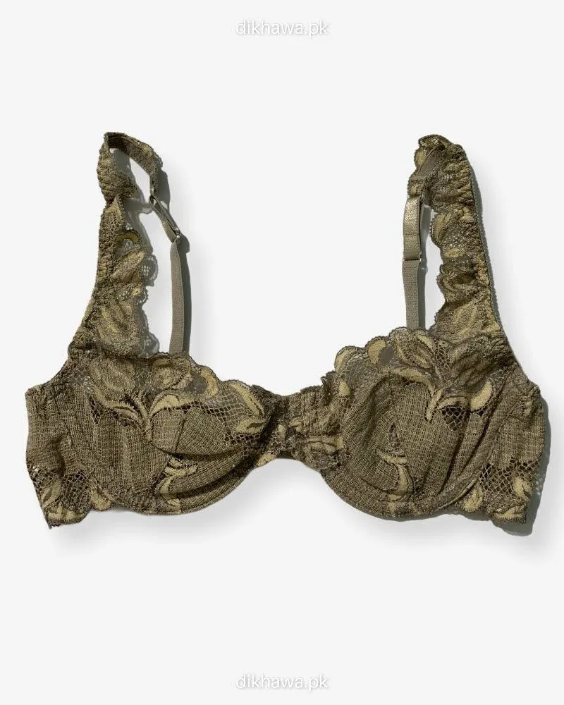 Imported Stocklot Branded  Net Pushup Bra - Underwired Bra  Non Padded Bra - Pack of 2