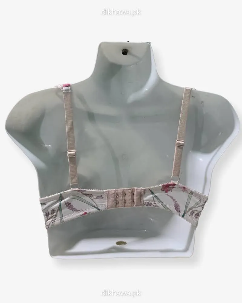 Imported Stocklot Branded  Net Pushup Bra - Underwired Bra  Non Padded Bra - Pack of 2