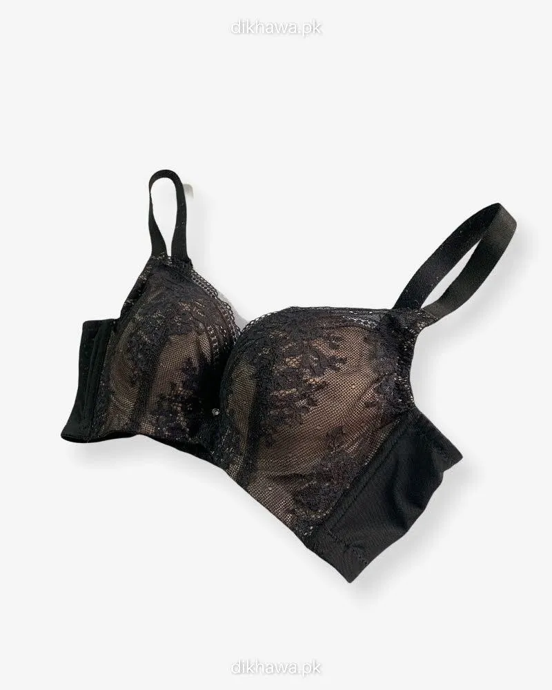 Imported Stocklot Branded  Net Pushup Bra - Underwired Bra  -Padded Bra - Pack of 2