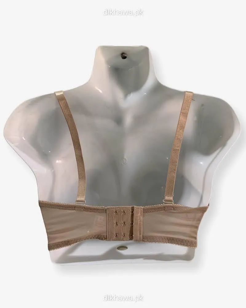 Imported Stocklot Branded  Net Pushup Bra - Underwired Bra  -Padded Bra - Pack of 2