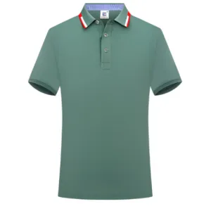 INSTOCK-Men's loose embroidery polo shirt