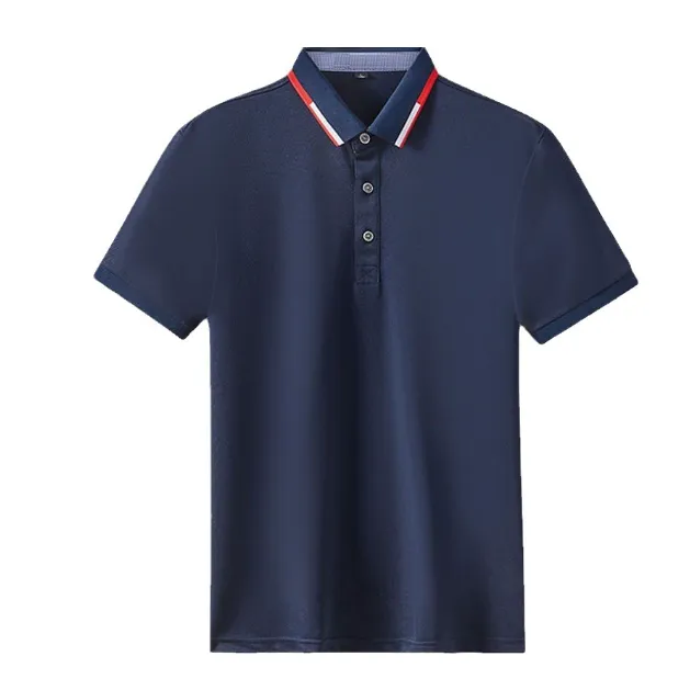 INSTOCK-Men's loose embroidery polo shirt