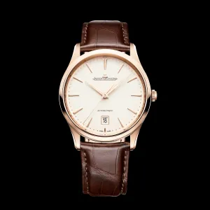 Jaeger-LeCoultre Master Ultra Thin Date Watch, 39mm Eggshell Dial, Q1232510