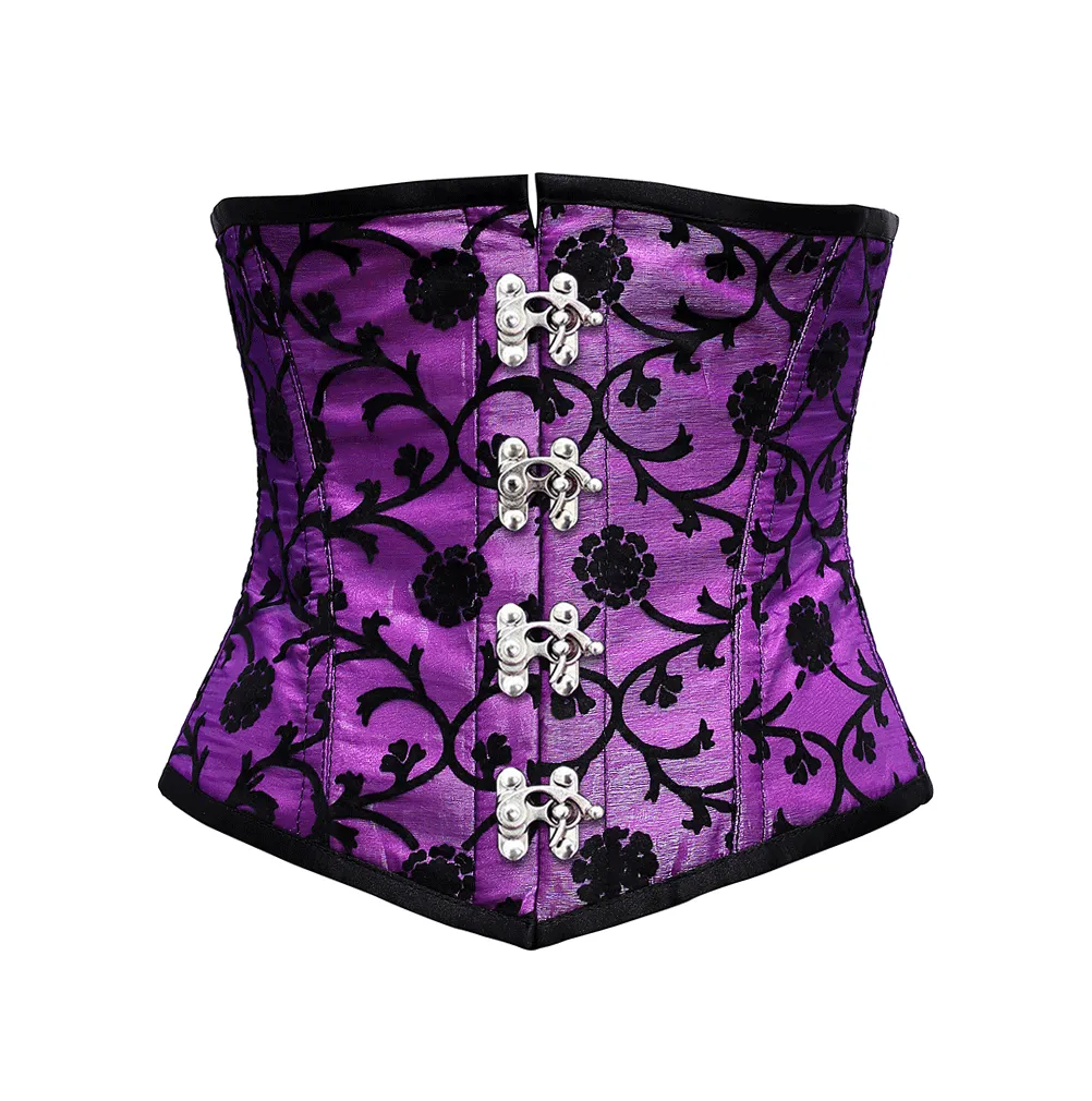 Janssen Underbust Corset In Tissue Flocking