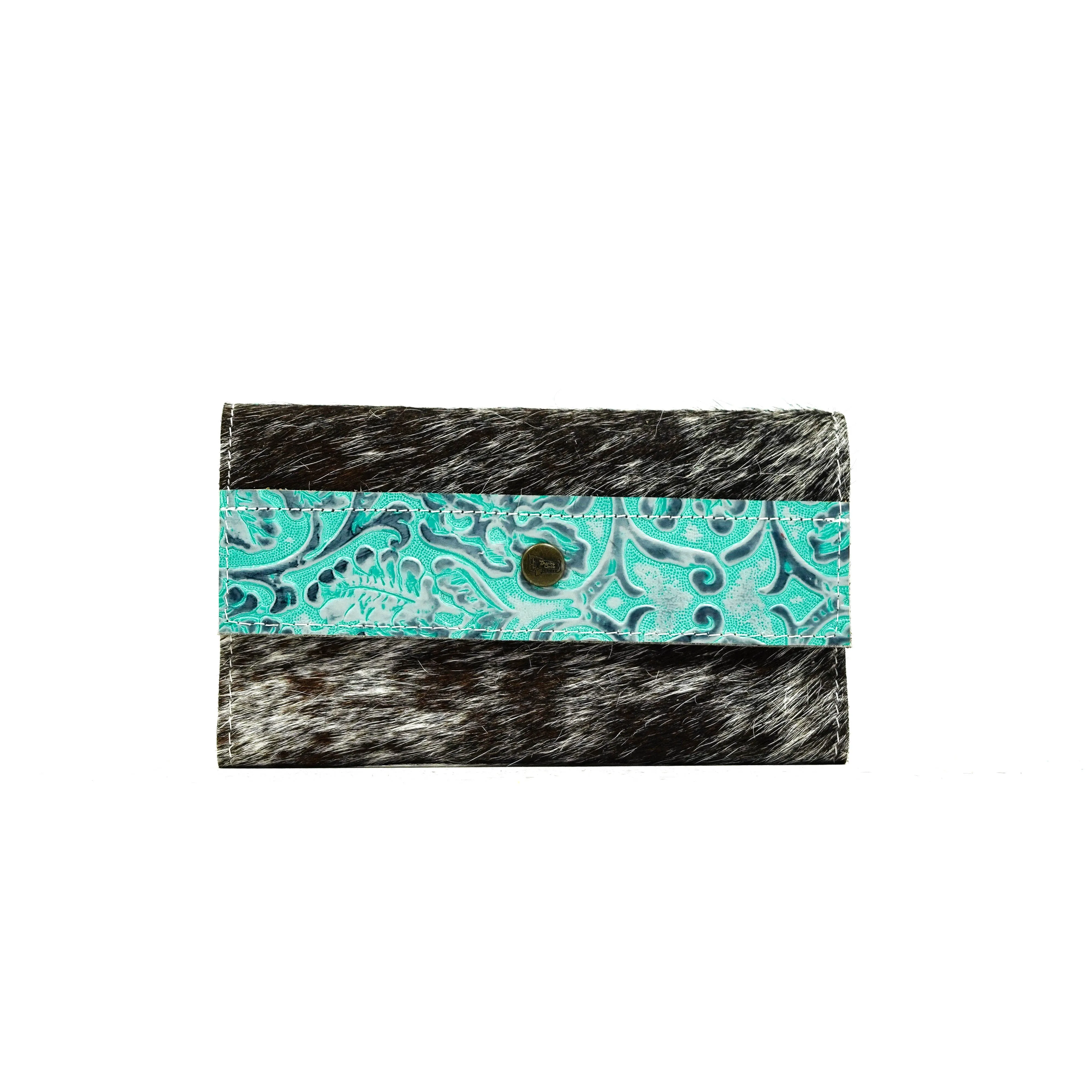 Kacey Wallet - Salt & Pepper w/ Royston Tool