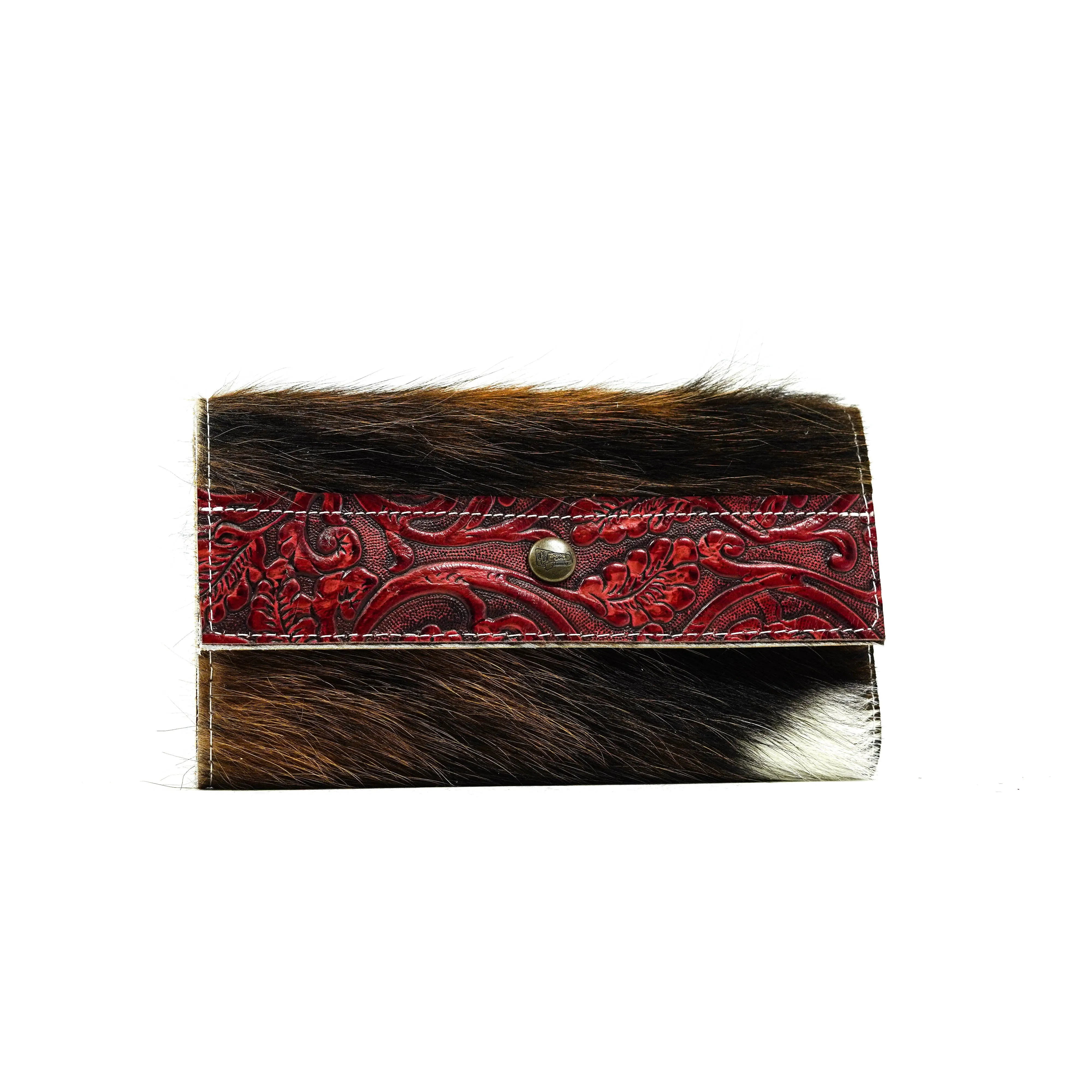 Kacey Wallet - Tricolor w/ Burgundy Tool
