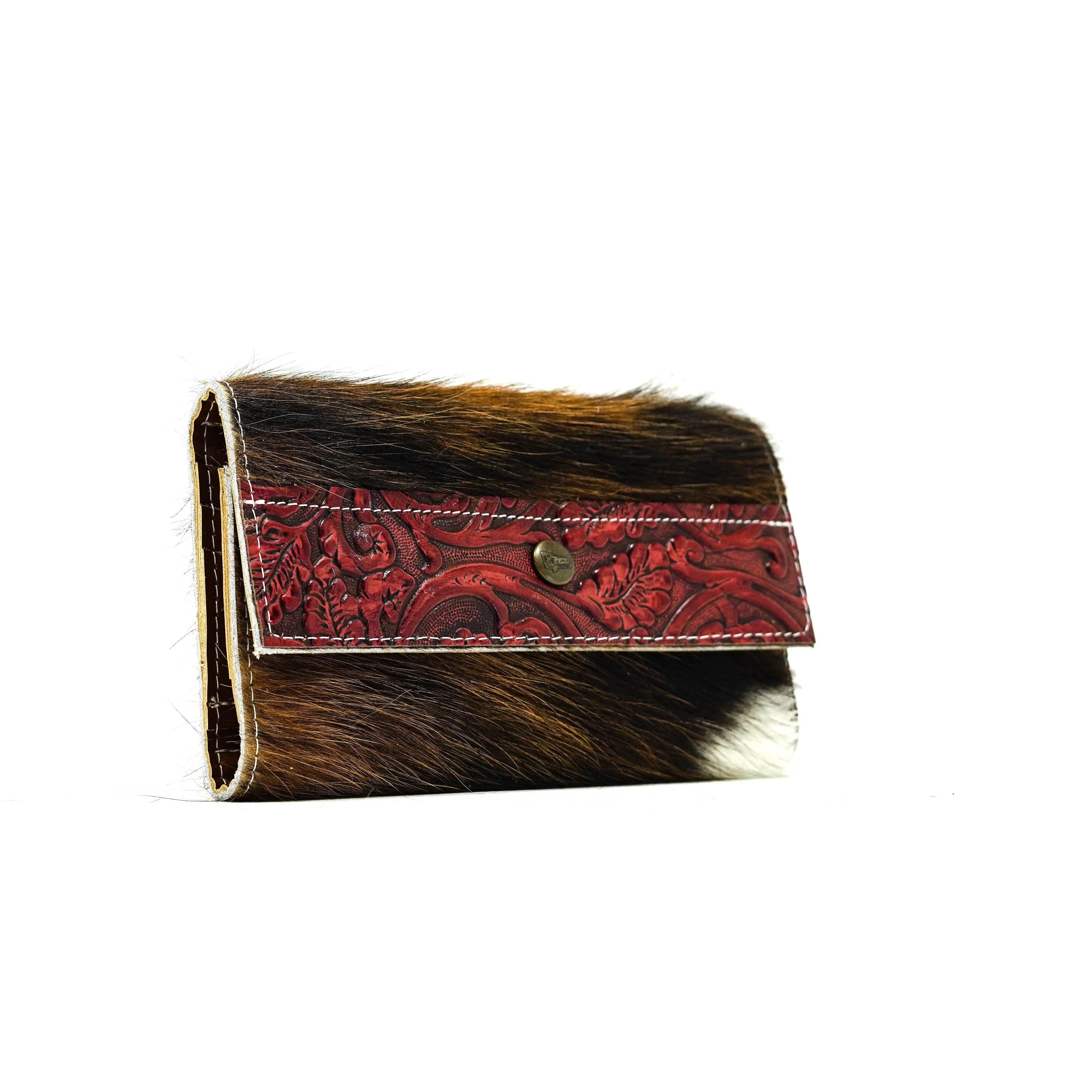 Kacey Wallet - Tricolor w/ Burgundy Tool