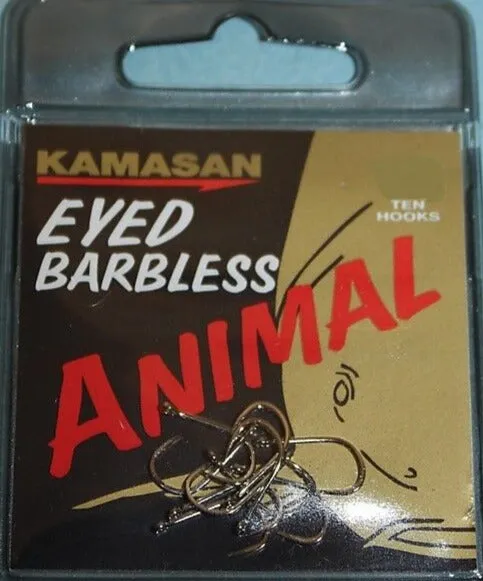 Kamasan Animal Eyed Barbless Hooks