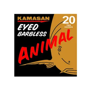 Kamasan Animal Eyed Barbless Hooks