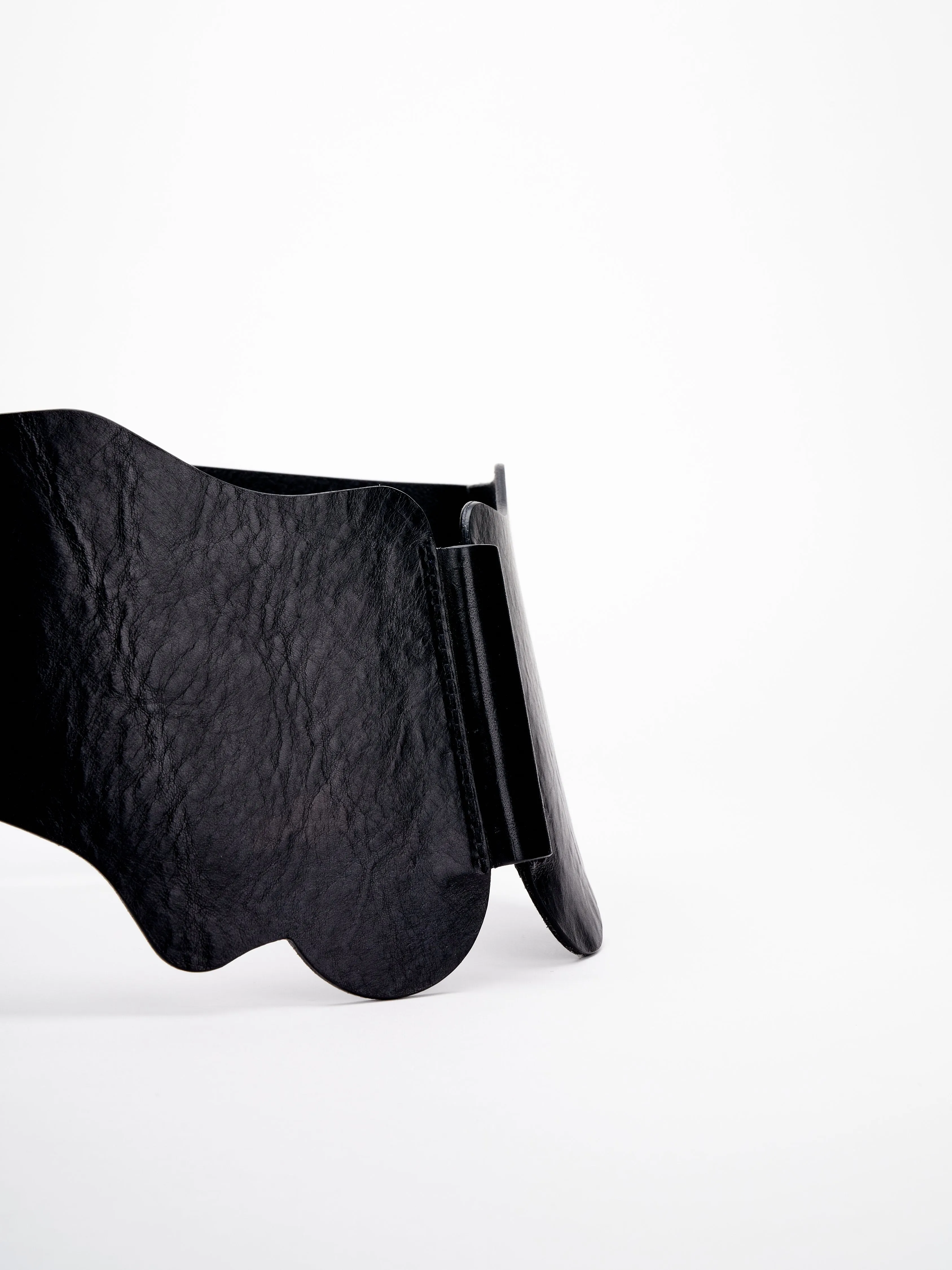 kayo leather belt - black