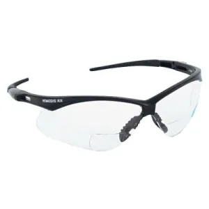 Kimberly-Clark Professional V60 Nemesis* RX Safety Eyewear,  1.0 Diopter Polycarb Anti-Scratch Lenses, Black, 28618