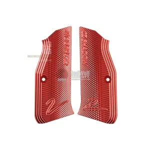 KJ Works Shadow 2 Aluminum Grip Panel - Red
